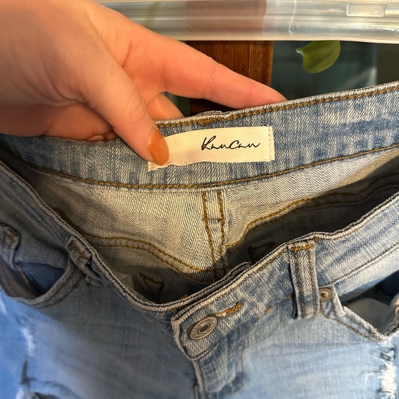 KanCan Ripped Light Blue Boyfriend Jeans - Picture 2 of 3